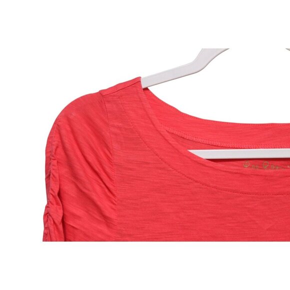 Lilly Pulitzer Dress Size Medium 100% Pima Cotton Coral Pink Resortwear Beach - Picture 5 of 12